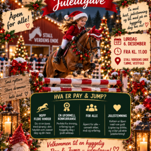 Pay and Jump banetrening med juletema! 6. Desember 2026